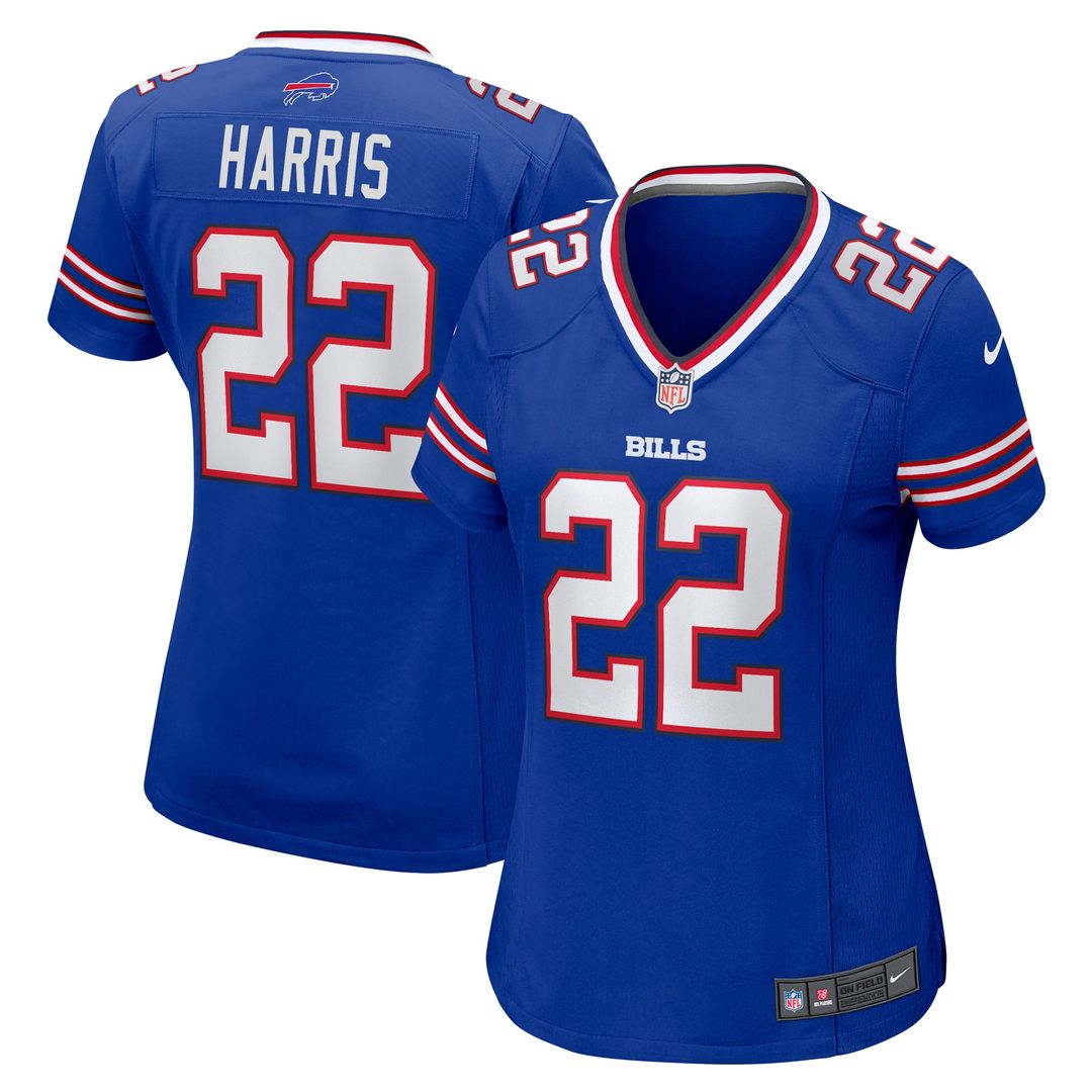 Women's Nike Buffalo Bills Damien Harris Royal Game Player NFL Jersey