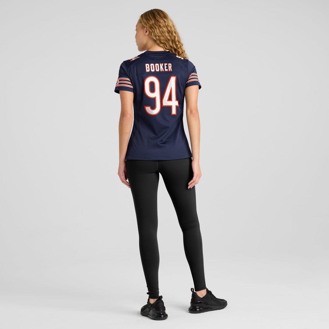 Women's Nike Chicago Bears Austin Booker Navy Game NFL Jersey