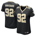 Women's Nike New Orleans Saints Davon Godchaux Black Team Game NFL Jersey