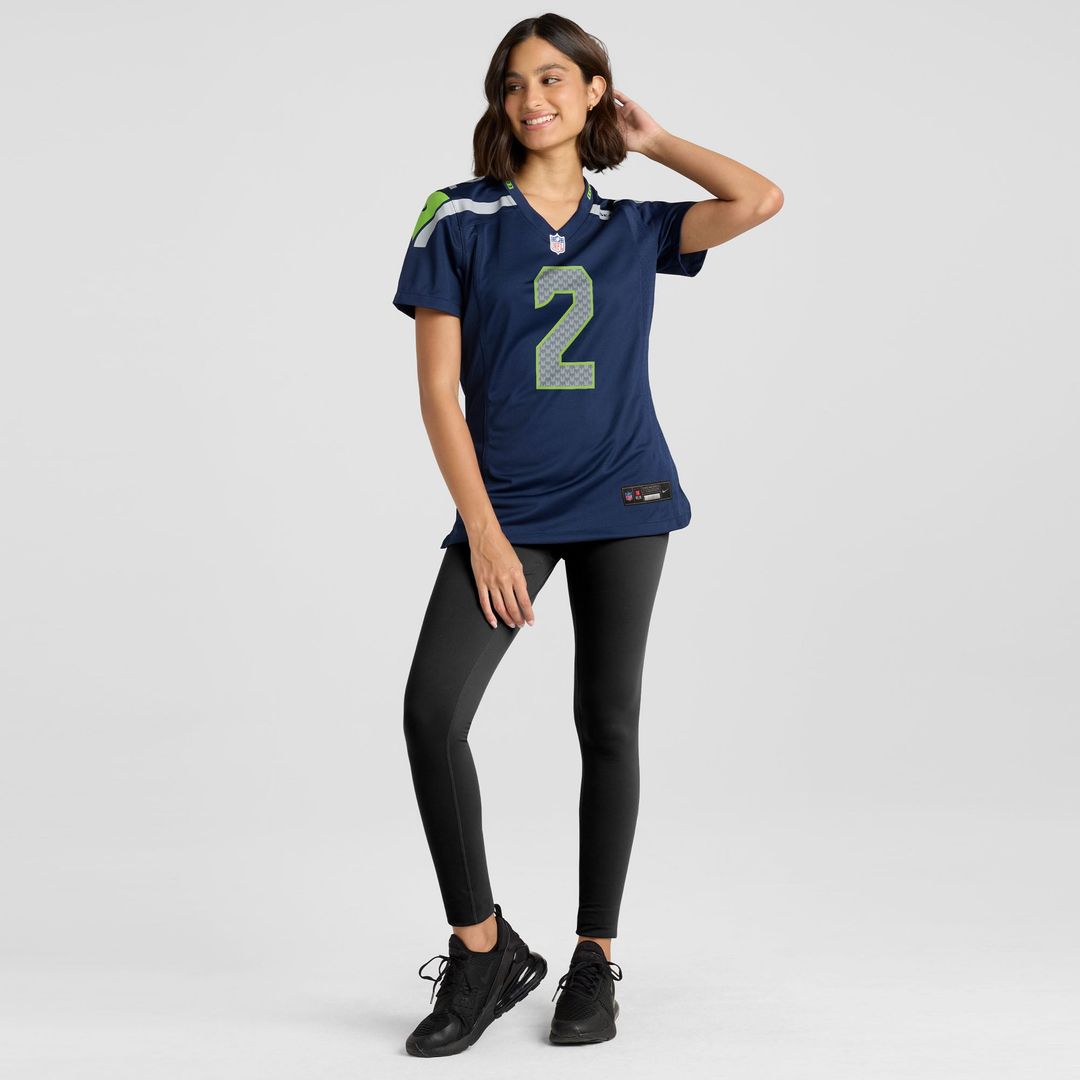 Women's Nike Seattle Seahawks Drew Lock College Navy Team Game NFL Jersey