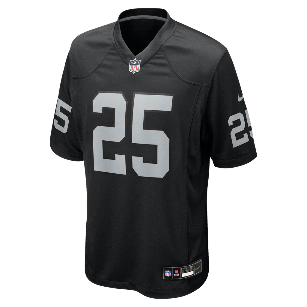 Men's Nike Las Vegas Raiders Decamerion Richardson Black Team Game NFL Jersey