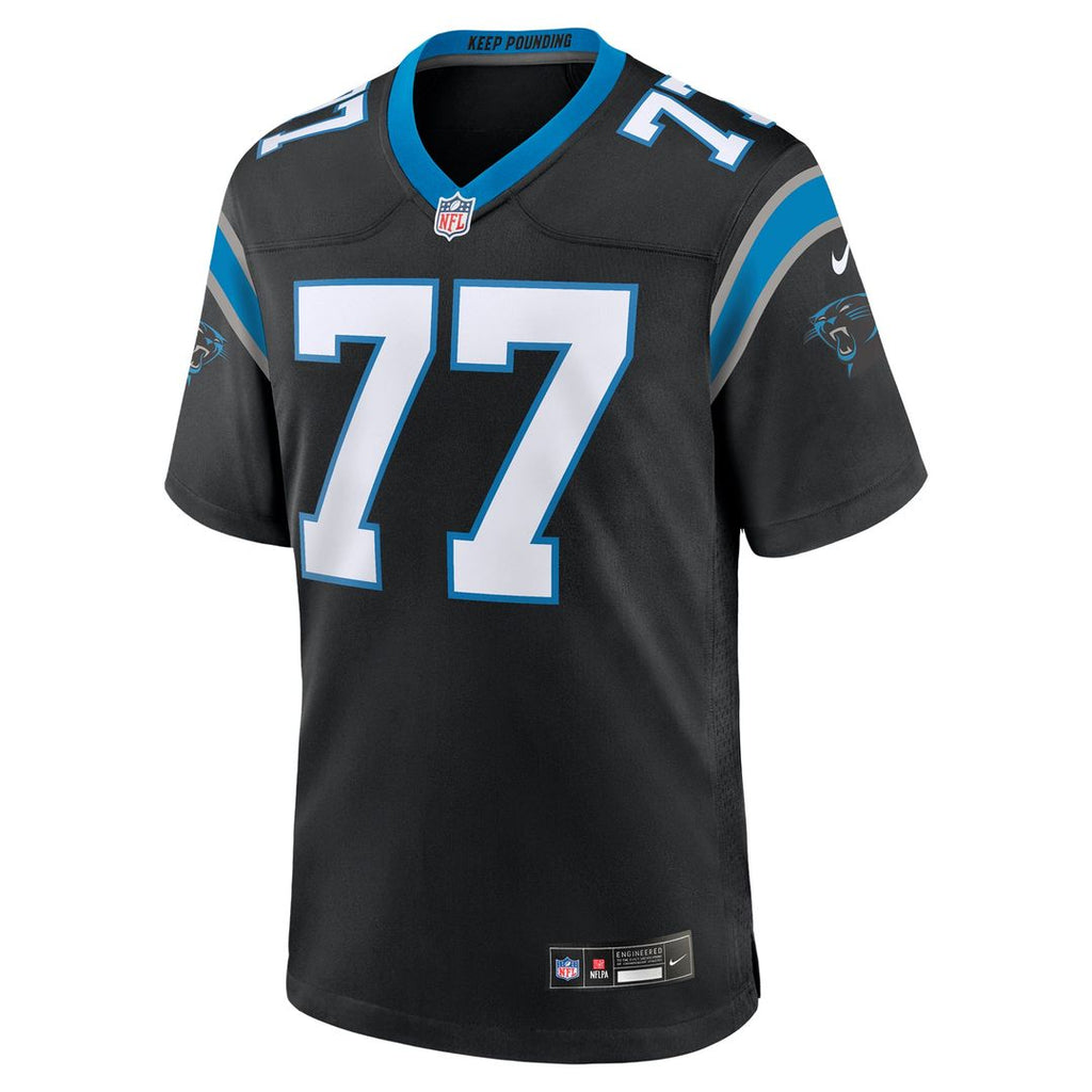 Men's Nike Carolina Panthers Yosh Nijman Black Game NFL Jersey