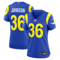 Women's Nike Los Angeles Rams Alex Johnson Royal Team Game NFL Jersey