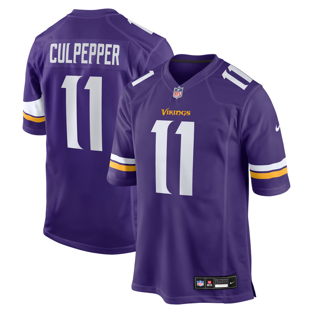 Men's Nike Minnesota Vikings Daunte Culpepper Purple Game Retired Player NFL Jersey