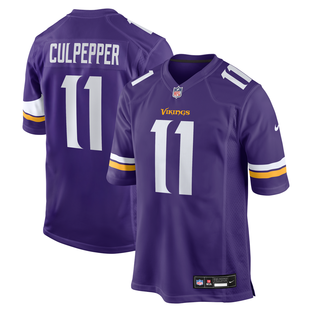 Men's Nike Minnesota Vikings Daunte Culpepper Purple Game Retired Player NFL Jersey