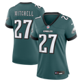 Women's Nike Philadelphia Eagles Quinyon Mitchell Midnight Green Team Game NFL Jersey