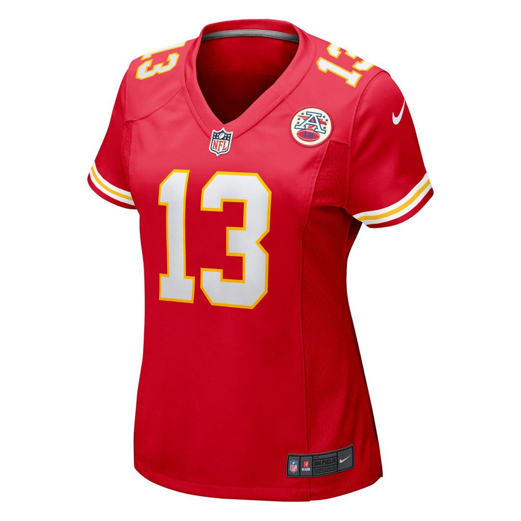 Women's Nike Kansas City Chiefs Nazeeh Johnson Red Game Player NFL Jersey