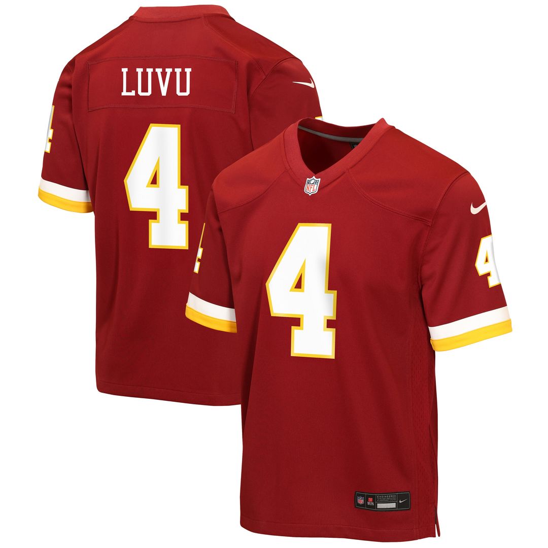 Youth Nike Washington Commanders Frankie Luvu Burgundy Game NFL Jersey