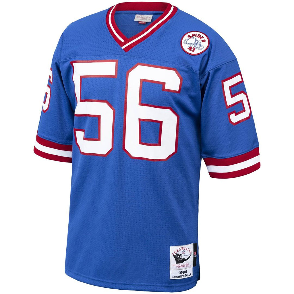 Men's Mitchell & Ness New York Giants Lawrence Taylor Royal 1986 Authentic Throwback Retired Player NFL Jersey