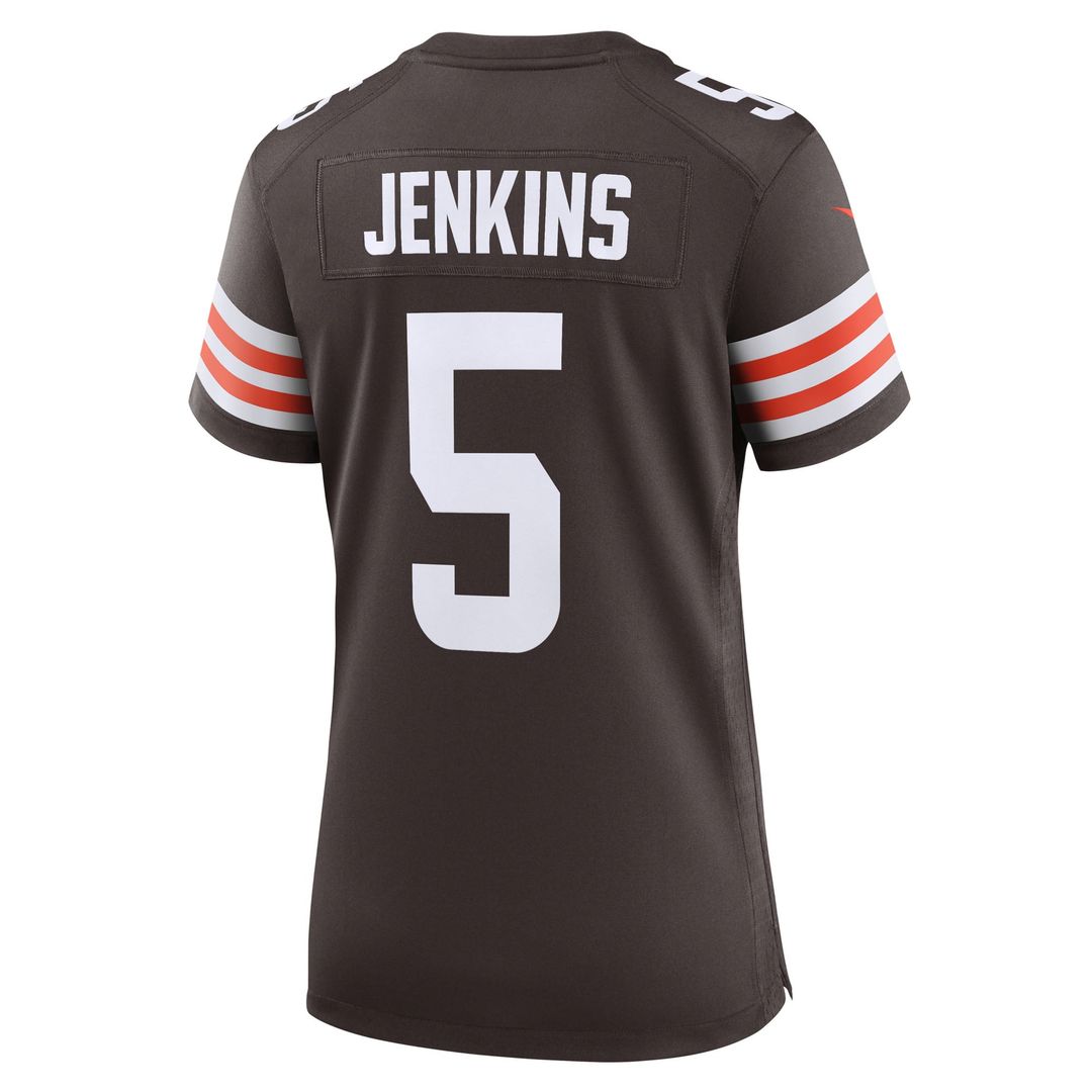 Women's Nike Cleveland Browns Rayshawn Jenkins Brown Team Game NFL Jersey