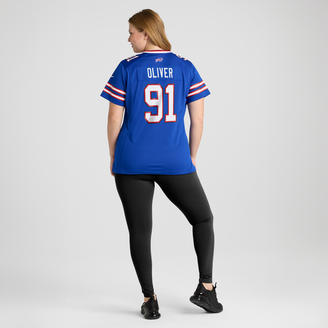 Women's Nike Buffalo Bills Ed Oliver Royal Game NFL Jersey