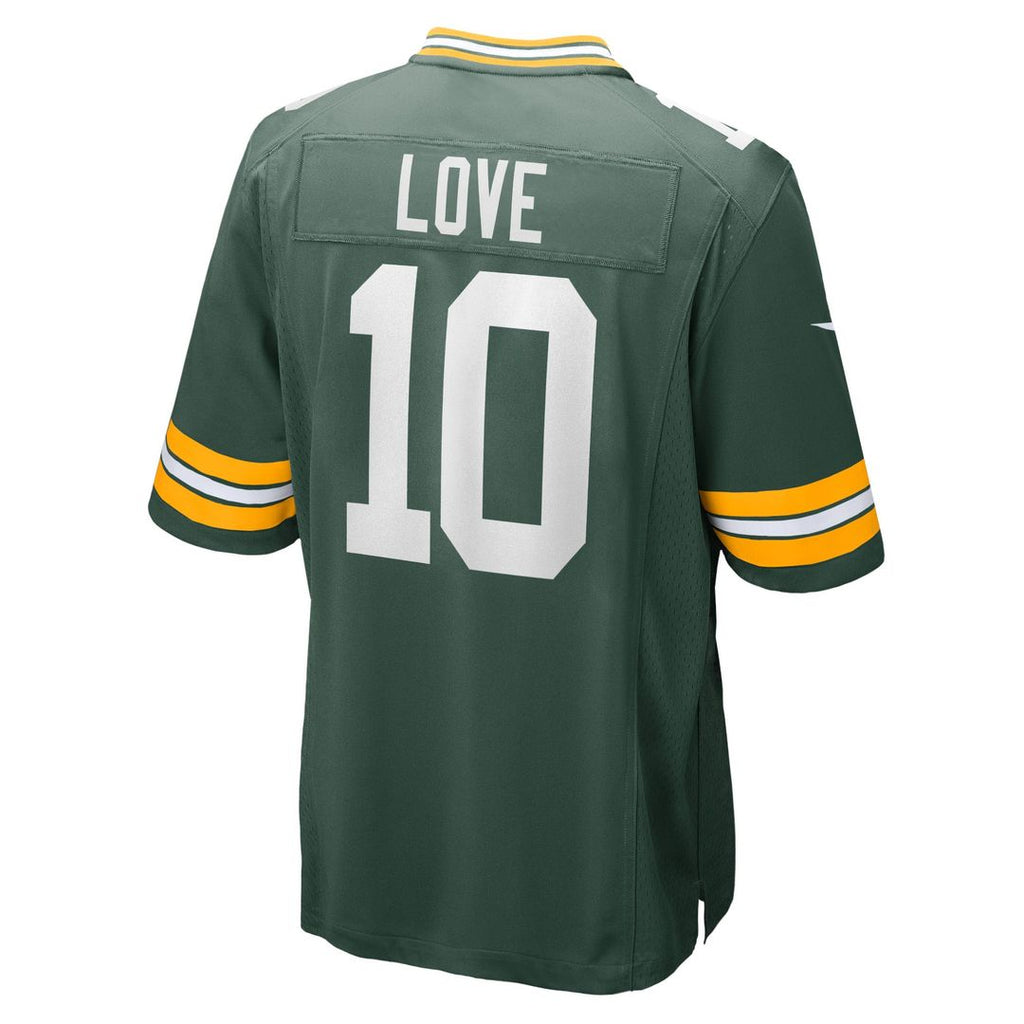 Men's Nike Green Bay Packers Jordan Love Green Player Game NFL Jersey