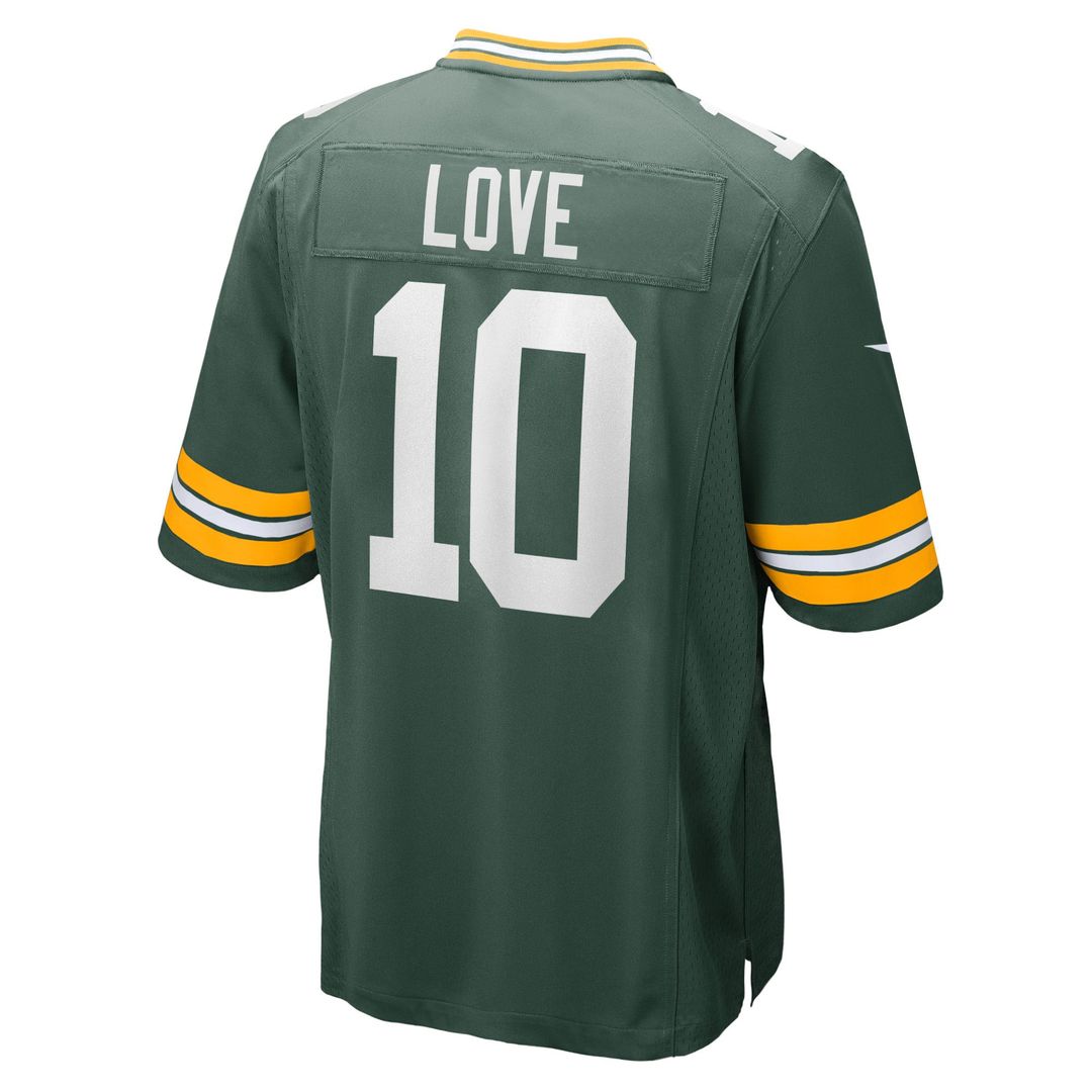 Men's Nike Green Bay Packers Jordan Love Green Player Game NFL Jersey
