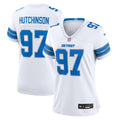 Women's Nike Detroit Lions Aidan Hutchinson White Game NFL Jersey