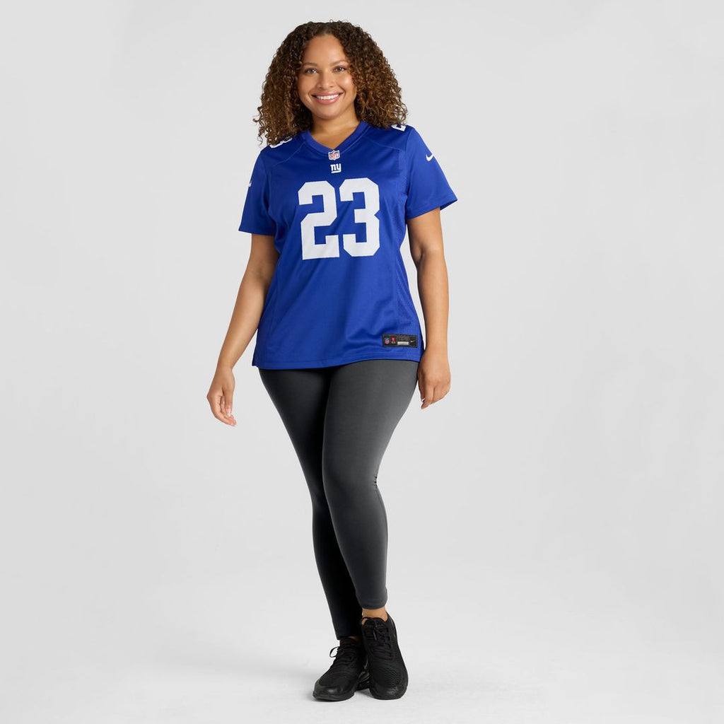 Women's Nike New York Giants Art Green Royal Team Game NFL Jersey