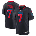 Men's Nike Houston Texans C.J. Stroud Navy 2nd Alternate Game NFL Jersey