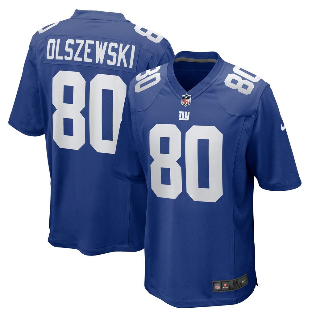 Men's Nike New York Giants Gunner Olszewski Royal Team Game NFL Jersey