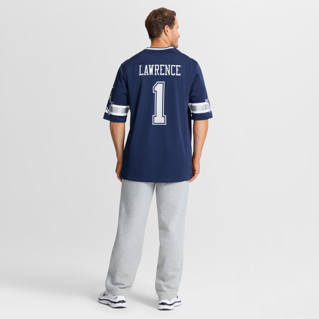 Men's Nike Dallas Cowboys Malachi Lawrence White Game NFL Jersey