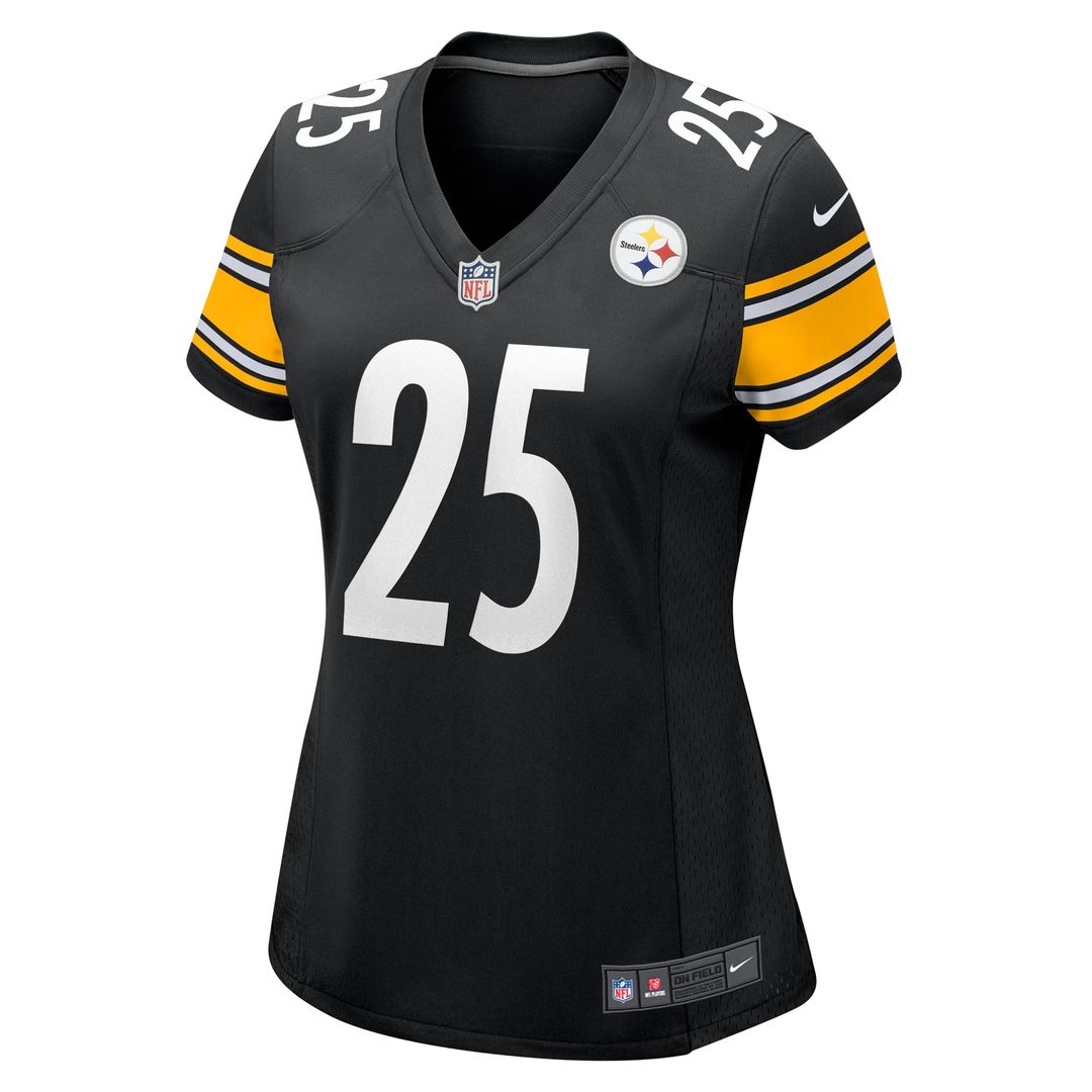 Women's Nike Pittsburgh Steelers DeShon Elliott Black Team Game NFL Jersey