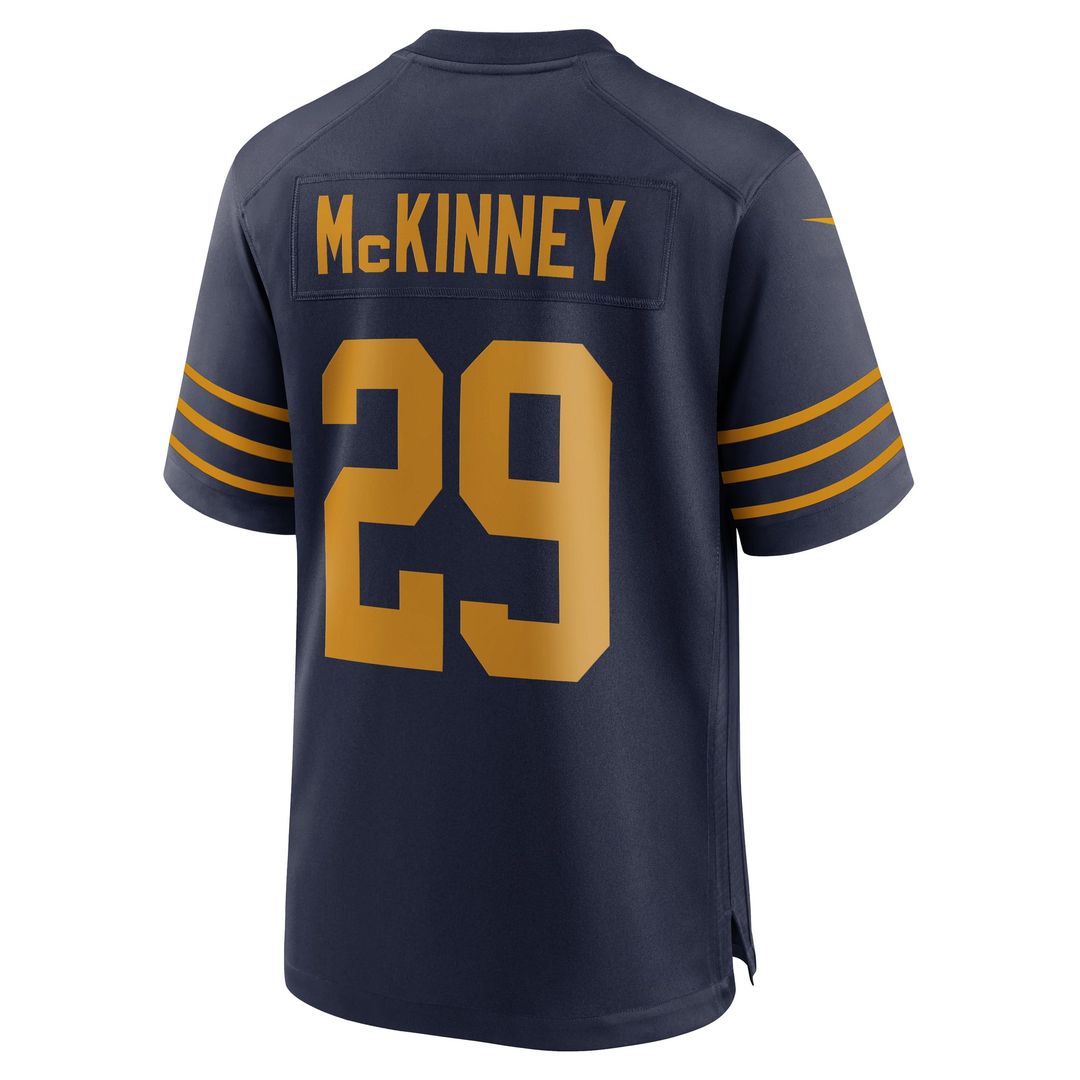 Men's Nike Green Bay Packers Xavier McKinney Navy The 1923 Classic Game NFL Jersey