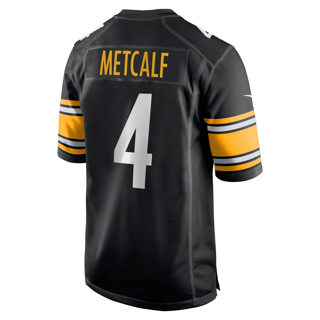 Youth Nike Pittsburgh Steelers DK Metcalf Black Game NFL Jersey