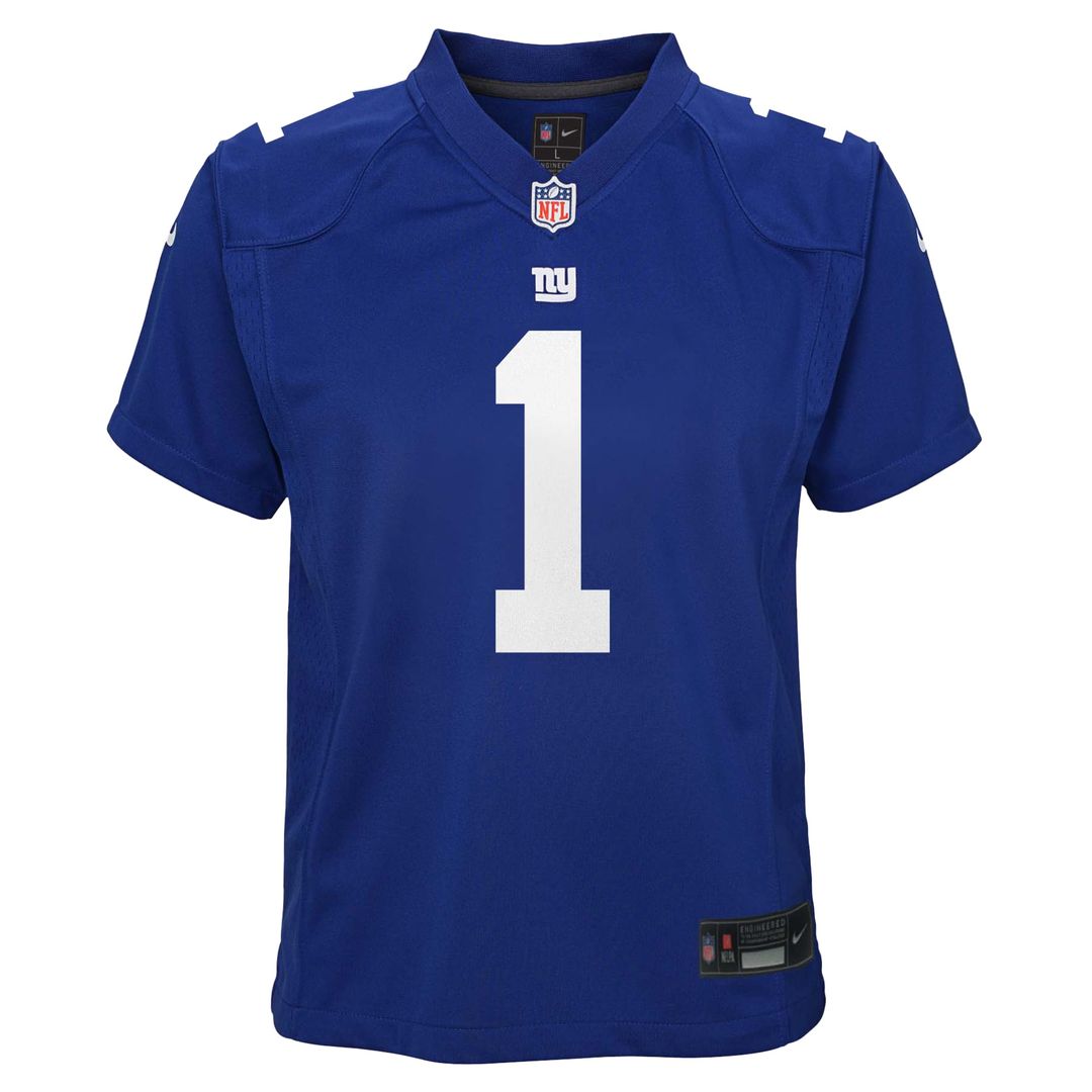 Youth Nike New York Giants Malik Nabers Red Game NFL Jersey