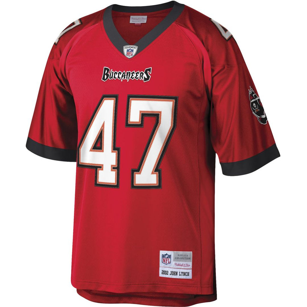Men's Mitchell & Ness Tampa Bay Buccaneers John Lynch Orange Legacy Replica NFL Jersey
