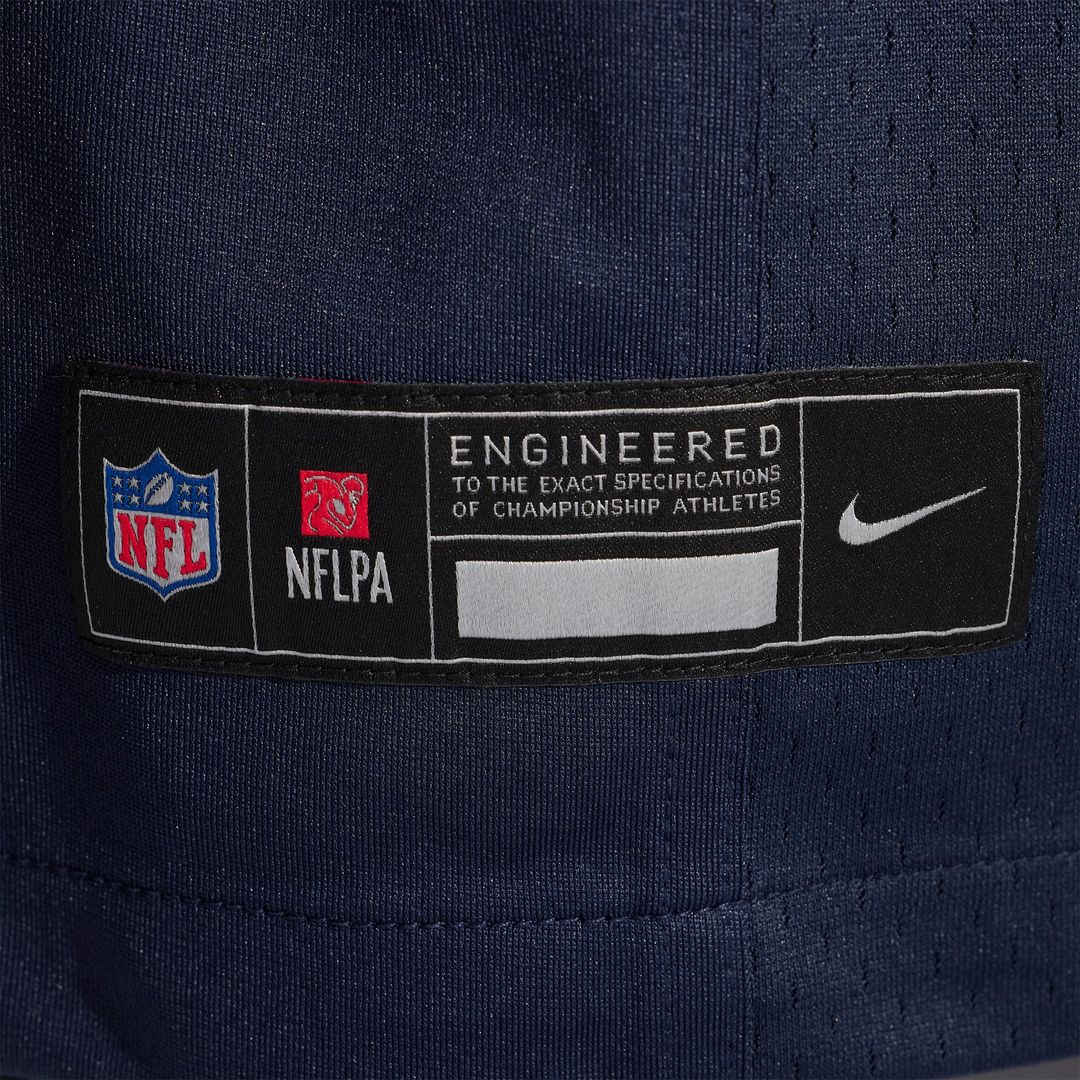Men's Nike Chicago Bears Jaylon Jones Navy Team Game NFL Jersey