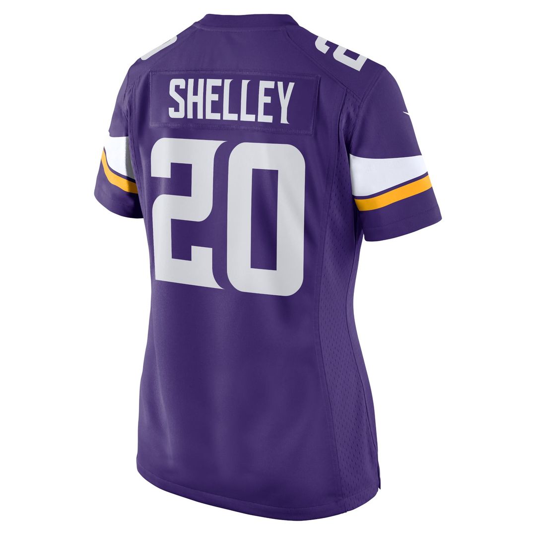 Women's Nike Minnesota Vikings Duke Shelley Purple Home Game Player NFL Jersey