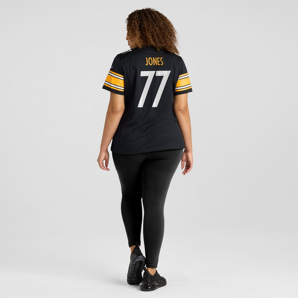 Women's Nike Pittsburgh Steelers Broderick Jones Black Game NFL Jersey