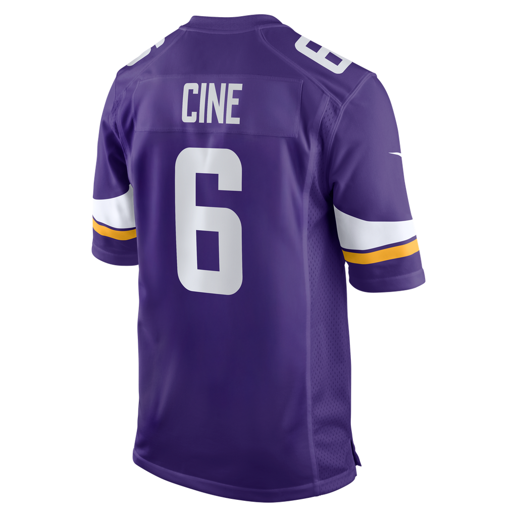 Men's Nike Minnesota Vikings Lewis Cine Purple Game Player NFL Jersey