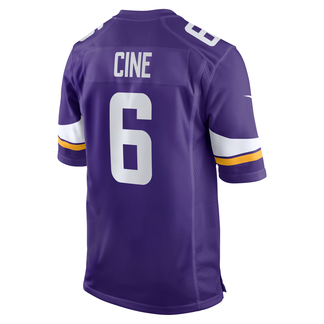 Men's Nike Minnesota Vikings Lewis Cine Purple Game Player NFL Jersey
