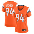 Women's Nike Denver Broncos Jordan Jackson Orange Team Game NFL Jersey