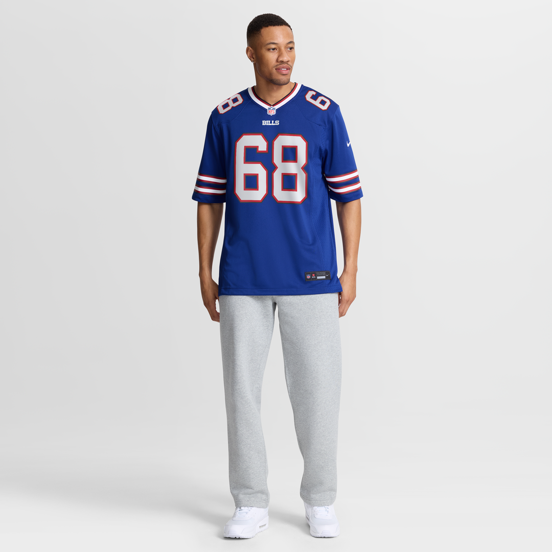 Men's Nike Buffalo Bills Garrett McGhin Royal Team Game NFL Jersey