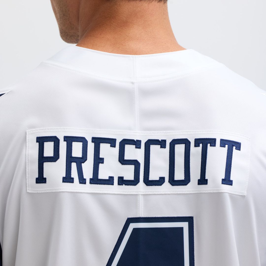 Men's Nike Dallas Cowboys Dak Prescott Navy Vapor Limited Player NFL Jersey