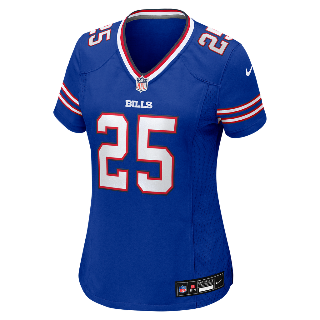 Women's Nike Buffalo Bills Geno Stone Royal Team Game NFL Jersey