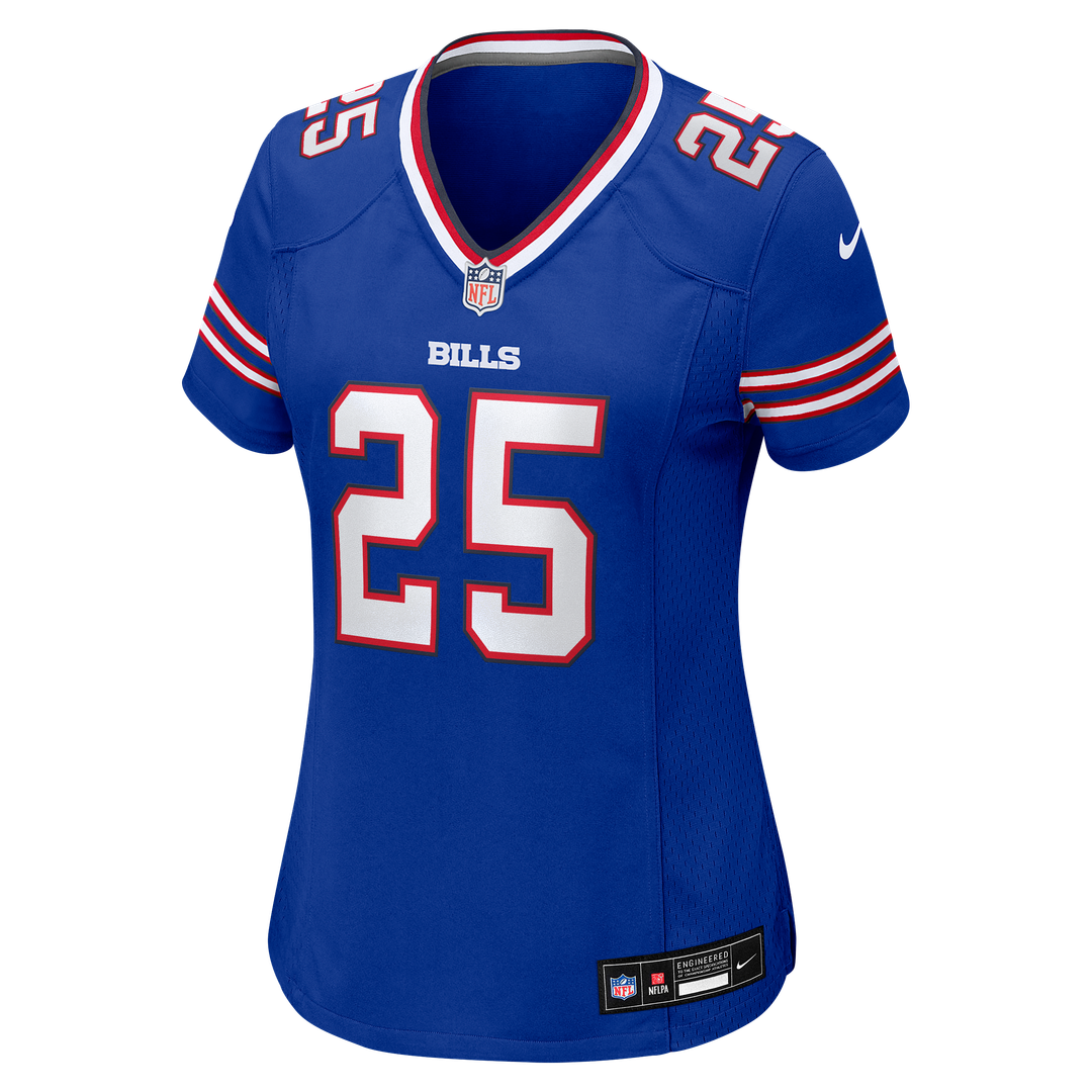 Women's Nike Buffalo Bills Geno Stone Royal Team Game NFL Jersey