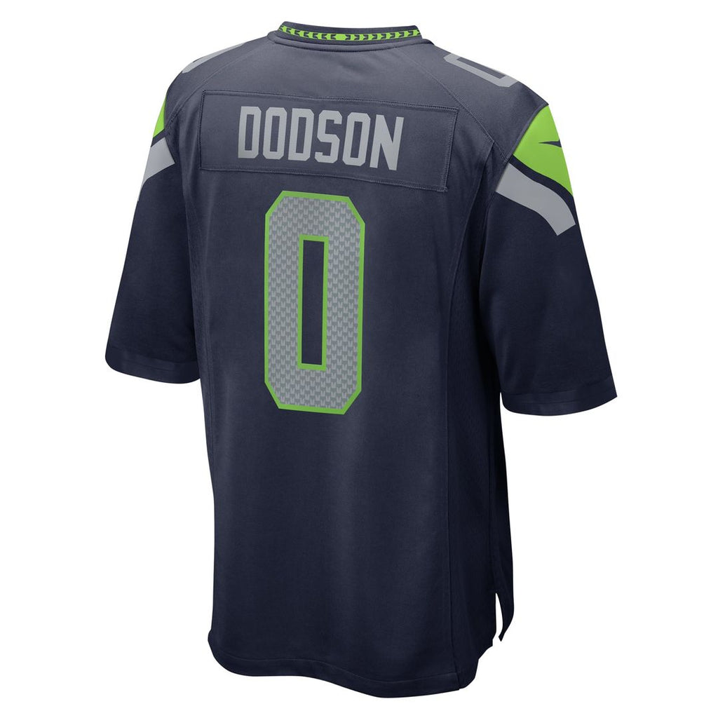 Men's Nike Seattle Seahawks Tyrel Dodson College Navy Game NFL Jersey