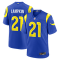 Men's Nike Los Angeles Rams Cam Lampkin Royal Team Game NFL Jersey