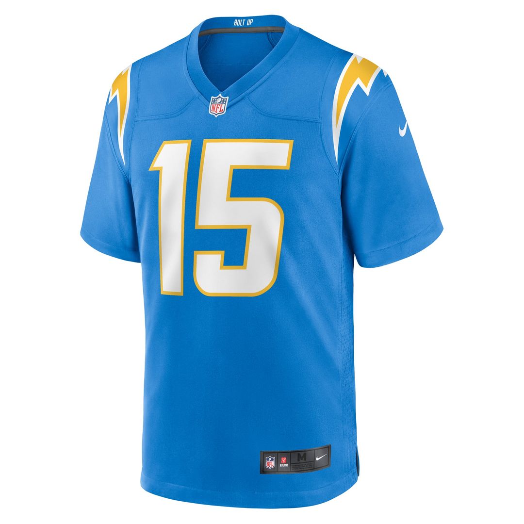 Men's Nike Los Angeles Chargers Ladd McConkey Powder Blue Player Game NFL Jersey