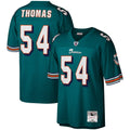 Men's Mitchell & Ness Miami Dolphins Zach Thomas Aqua Legacy Replica NFL Jersey