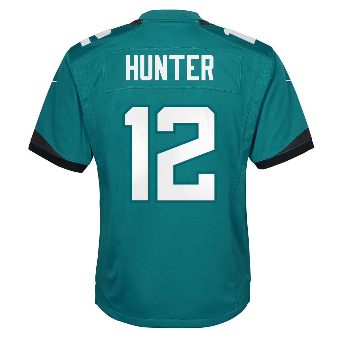 Youth Nike Jacksonville Jaguars Travis Hunter Teal Team Game NFL Jersey