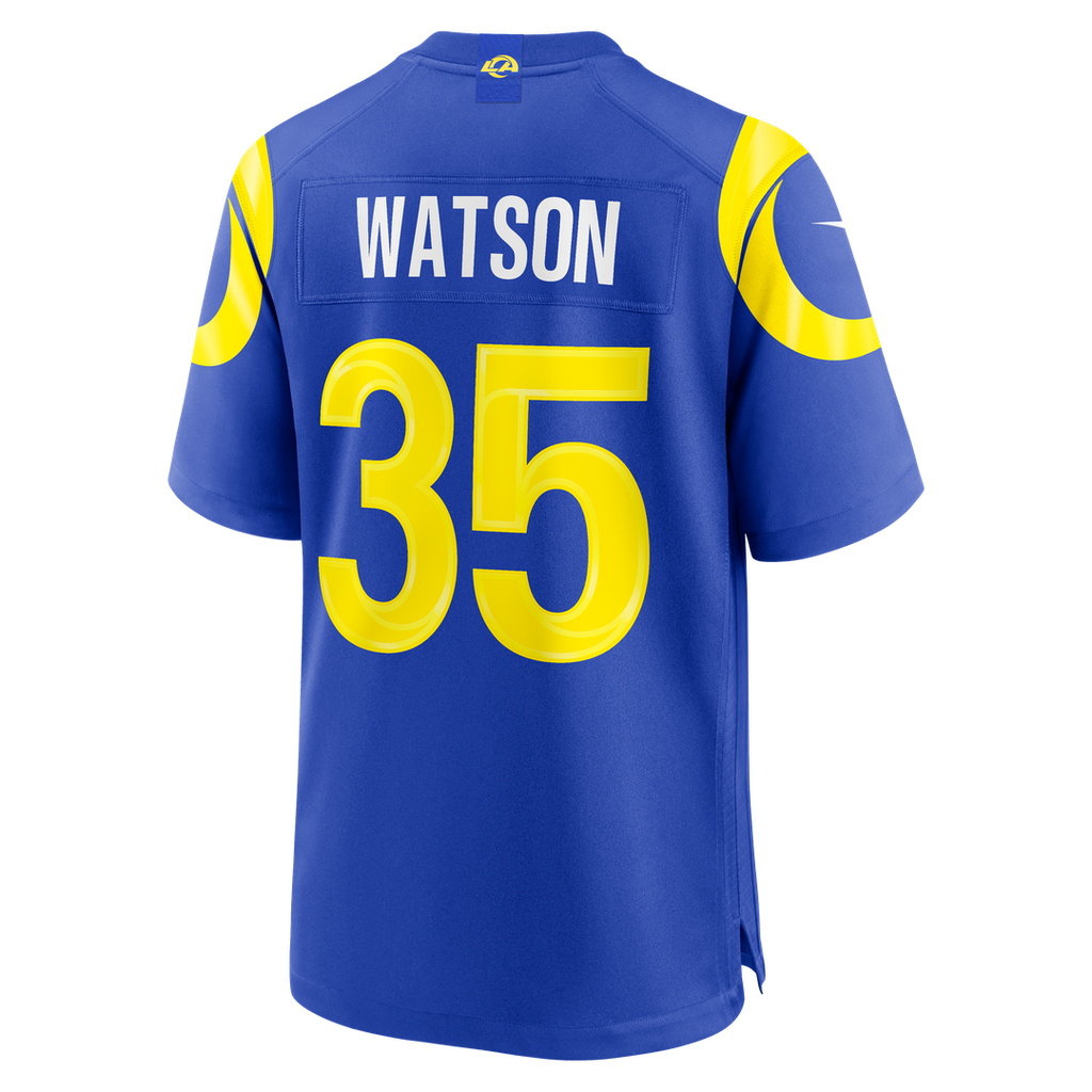Men's Nike Los Angeles Rams Jaylen Watson Royal Team Game NFL Jersey