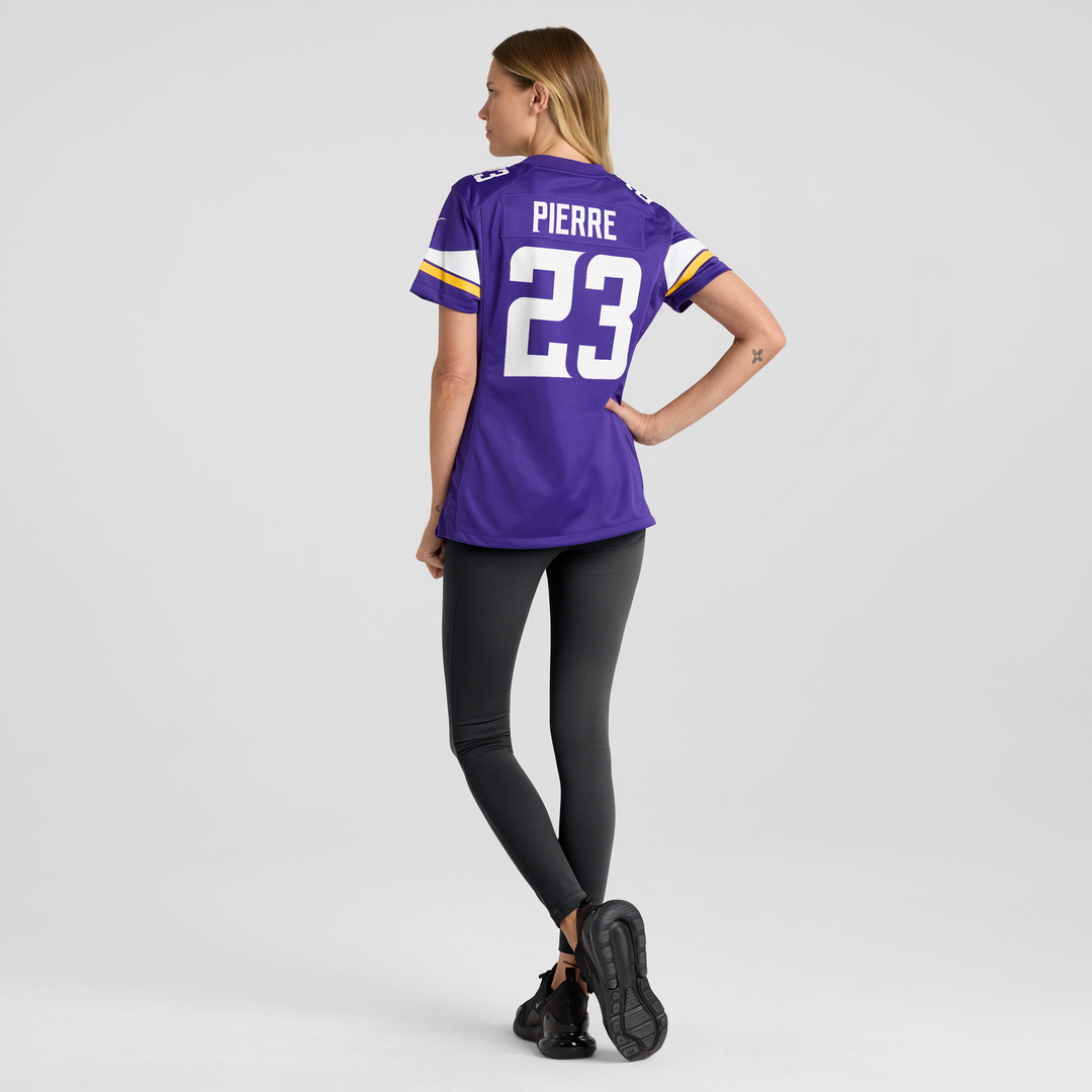 Women's Nike Minnesota Vikings James Pierre Purple Team Game NFL Jersey