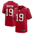 Men's Nike Tampa Bay Buccaneers Keyshawn Johnson Red Game Retired Player NFL Jersey