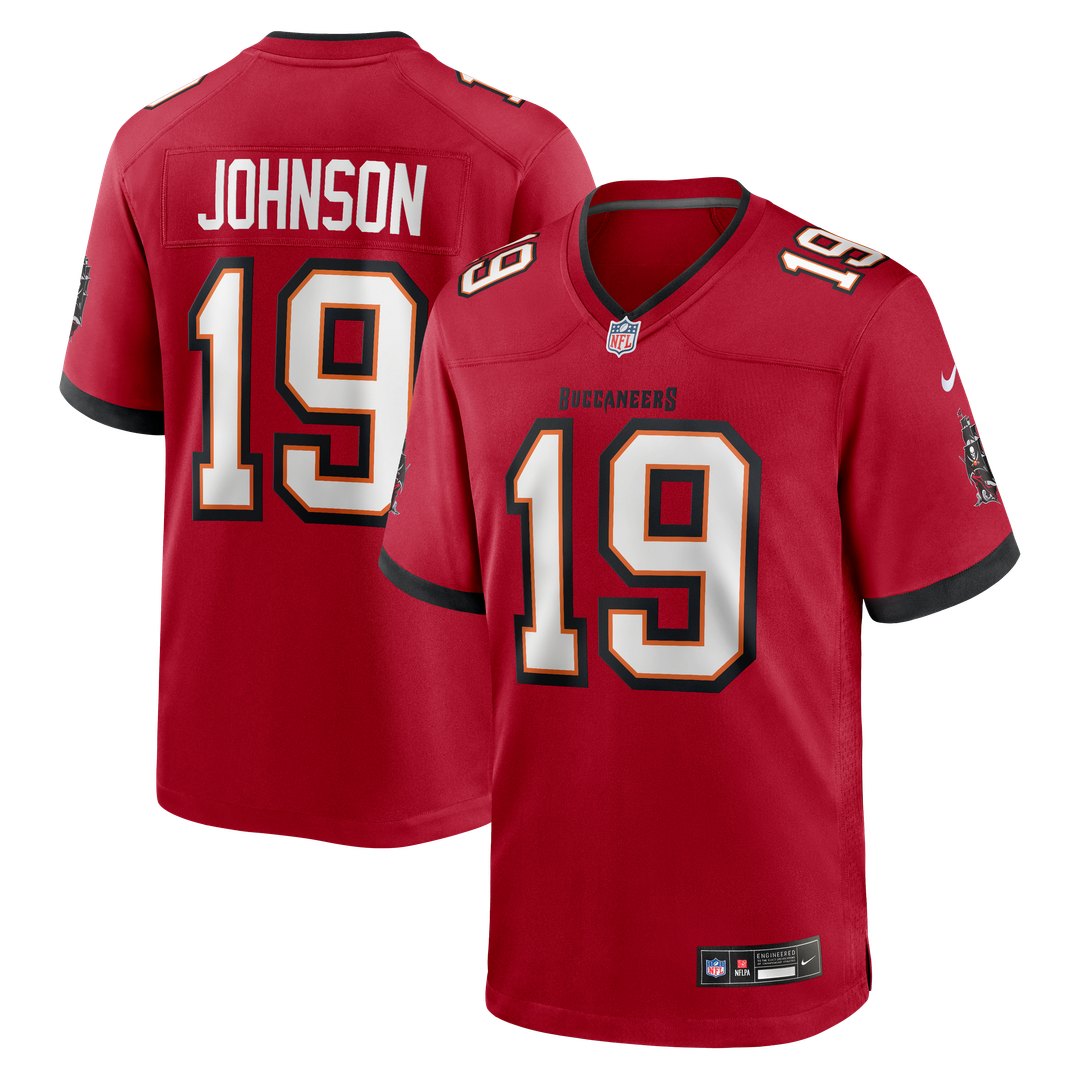 Men's Nike Tampa Bay Buccaneers Keyshawn Johnson Red Game Retired Player NFL Jersey