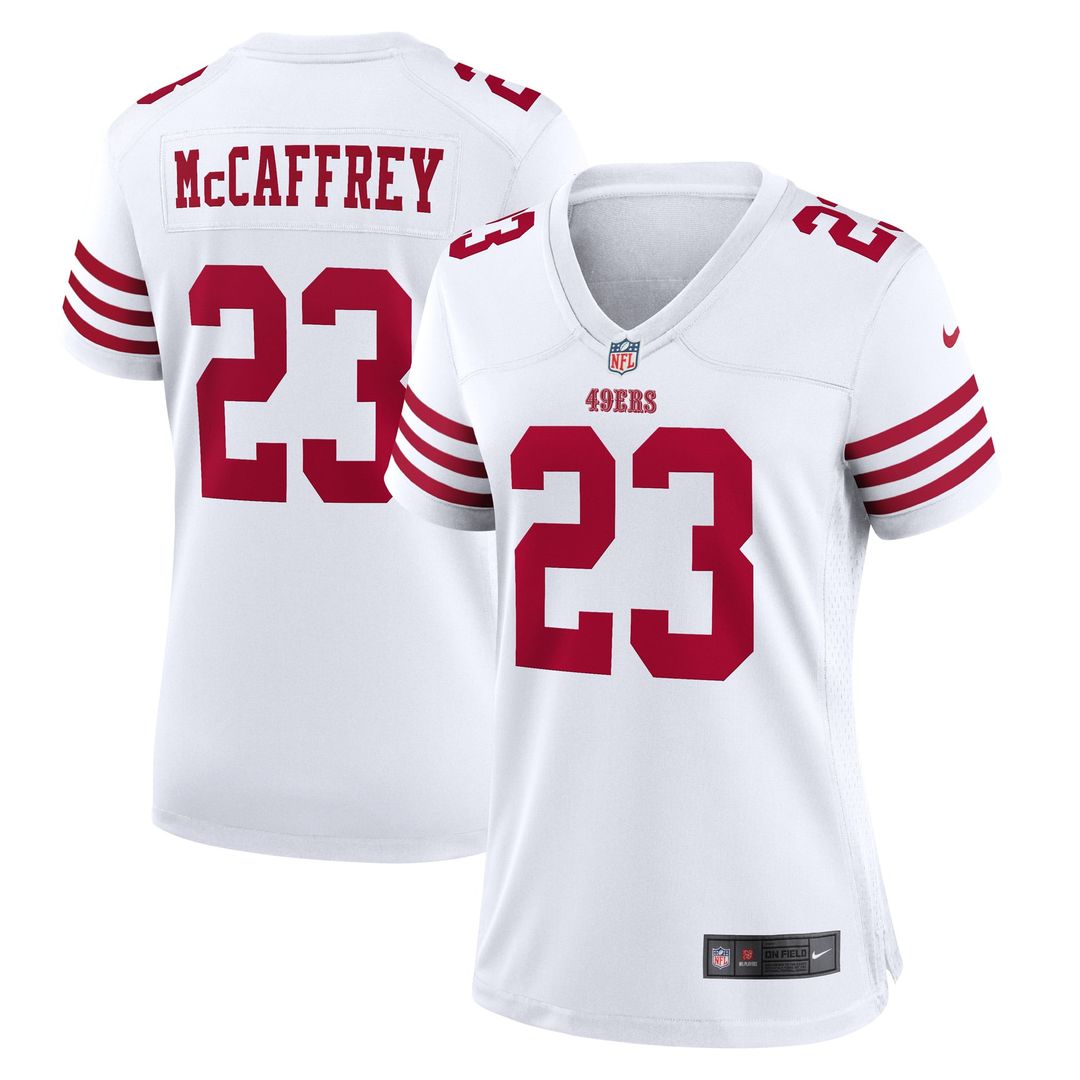 Women's Nike San Francisco 49ers Christian McCaffrey Scarlet Player NFL Jersey
