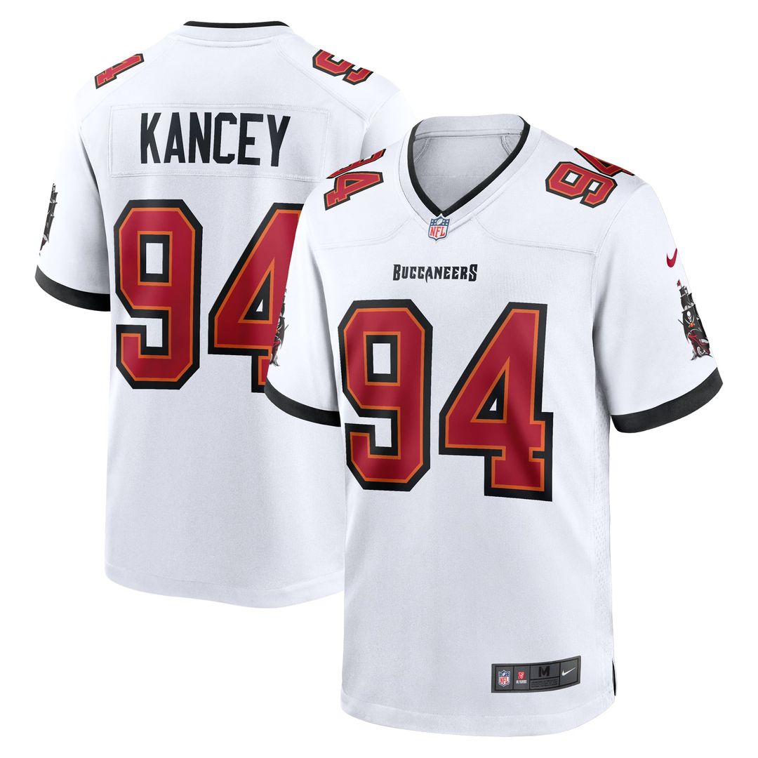 Men's Nike Tampa Bay Buccaneers Calijah Kancey Orange Alternate Game NFL Jersey