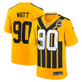 Youth Nike Pittsburgh Steelers T.J. Watt Gold Alternate 1933 Throwback Game NFL Jersey