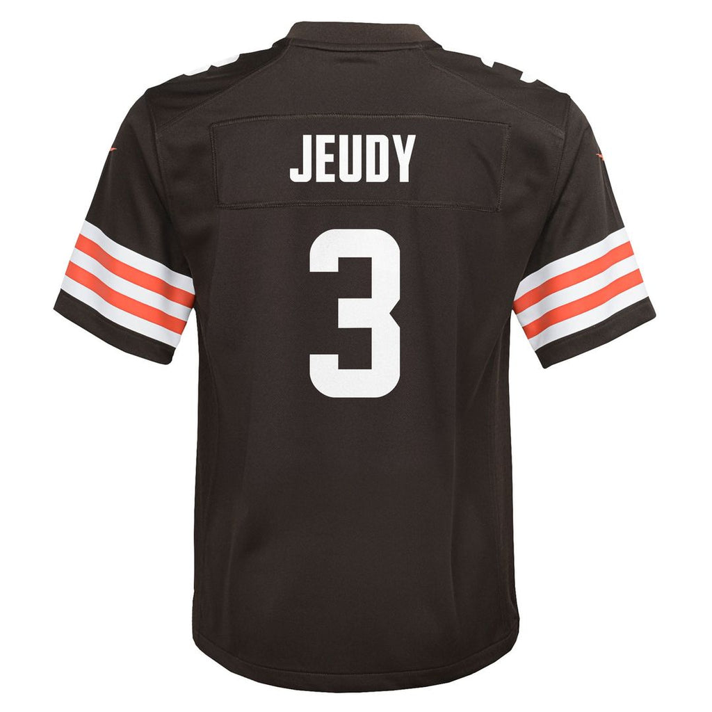 Youth Nike Cleveland Browns Jerry Jeudy Brown Team Game NFL Jersey